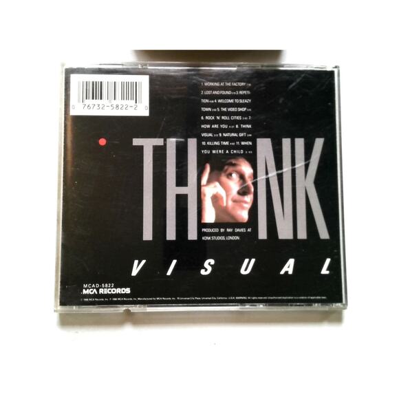 The Kinks - Think Visual CD 1986 MCA Records Rock New Wave - Picture 3 of 3